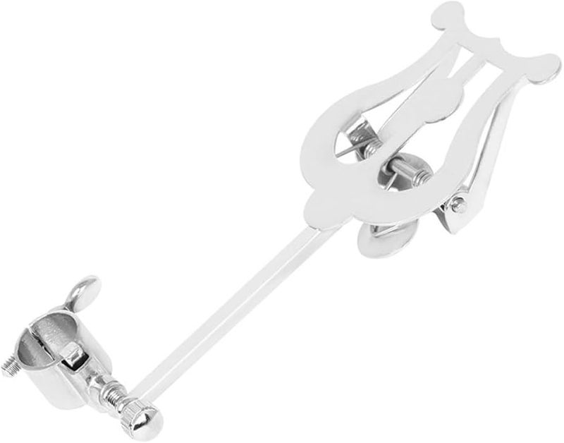 Kesyoo Folding Lyra Piccolo Sheet Music Stand With Secure Clamp Adjustable Knob - Image 5